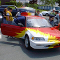 Flaming 90 Civic